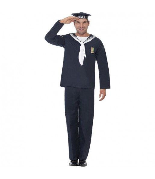 Costume da Marinaio della Seconda Guerra Mondiale per uomo