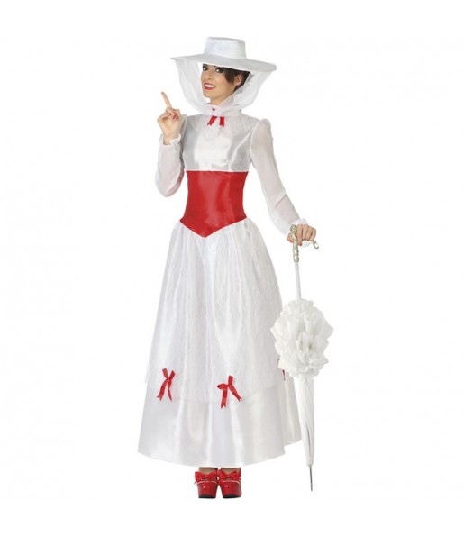 Costume da Mary Poppins Bianca per donna
