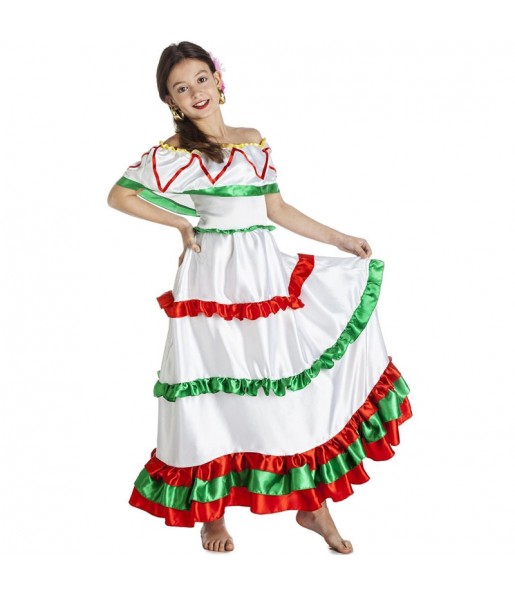 Costume da Messicana Tijuana per bambina