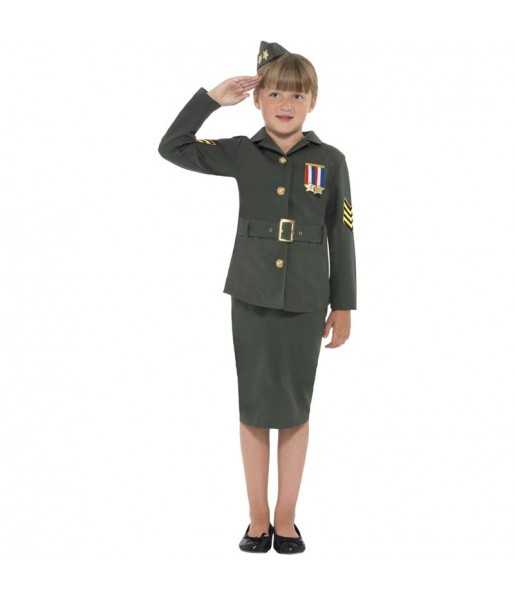 Costume da Ufficiale militare per bambina