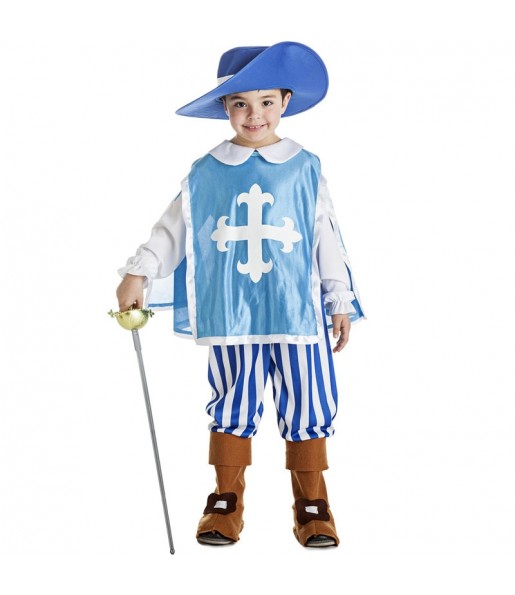 Costume da Moschettiere blu per bambino