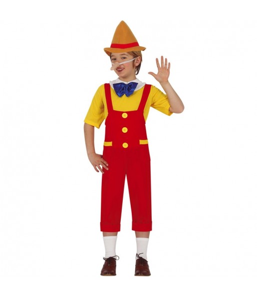 Costume da pupazzo Pinocchio per bambino