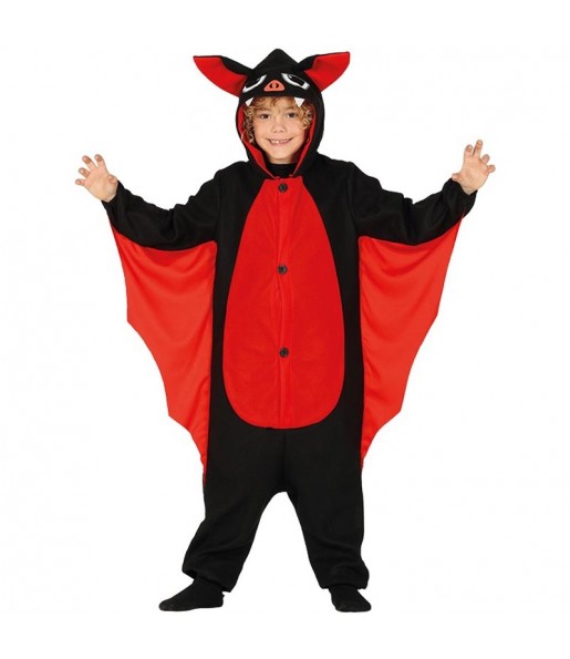 Travestimento Pipistrello kigurumi bambini per una festa ad Halloween