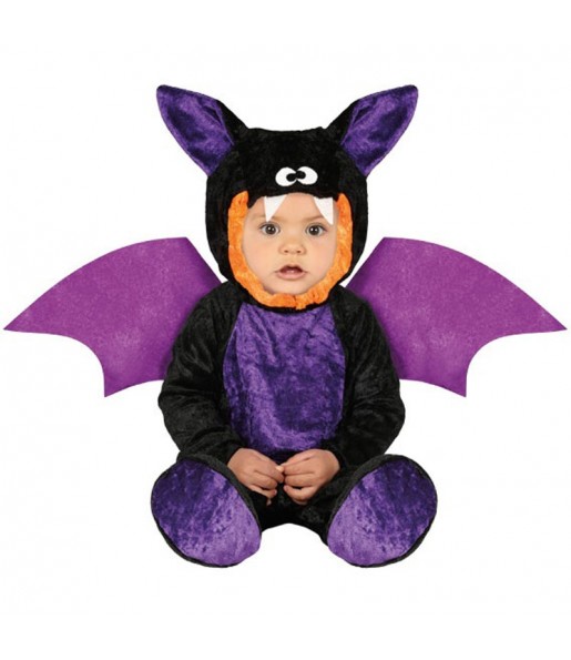 Travestimento pipistrello viola neonati con il quale il tuo bambino farà paura