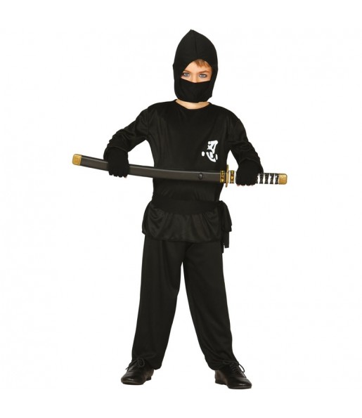 Costume da Ninja nero per bambino