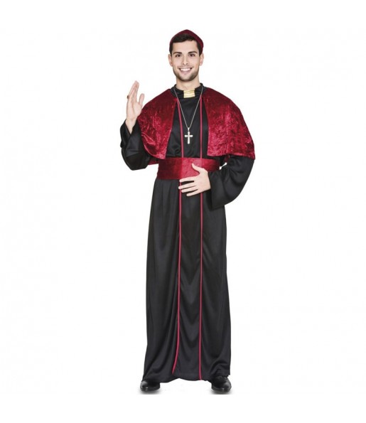 Costume da Vescovo nero per uomo