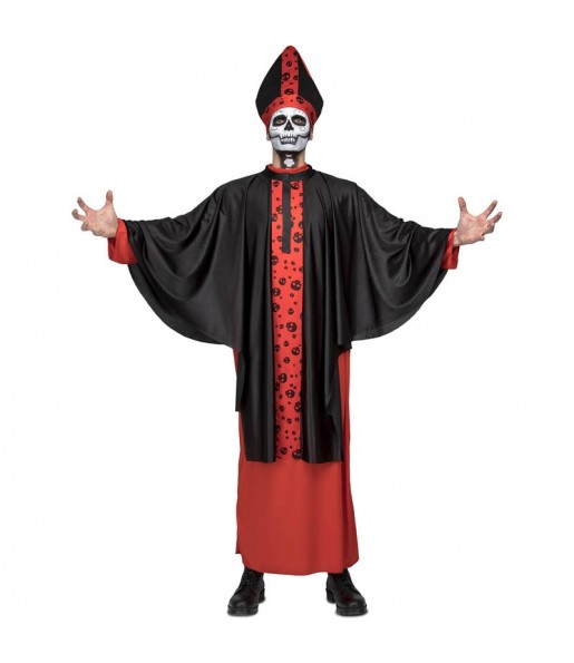 Travestimento Vescovo sinistro adulti per una serata ad Halloween
