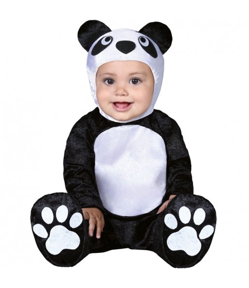 Costume da orso panda coccoloso per neonato