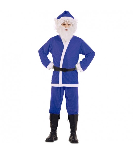 Costume da Babbo Natale Blu uomo