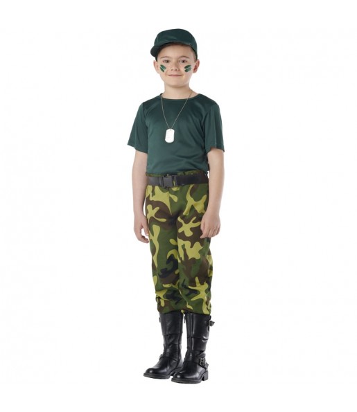 Costume da Paramilitare per bambino