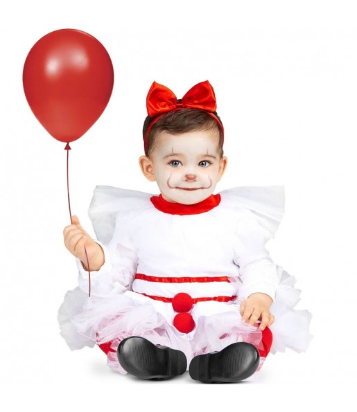 Costume da Pagliaccia diabolica IT per neonato