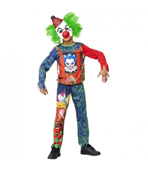 Costume da Pagliaccio circo degli orrori per bambino