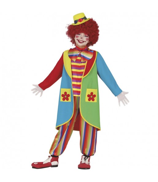 Costume da Flowy il clown per bambino