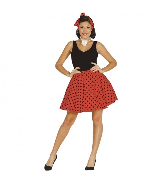 Costume da Pin Up anni \'60 rosso per donna