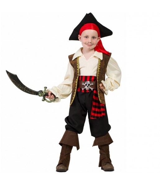 Costume da Pirata Alto Mare per bambino