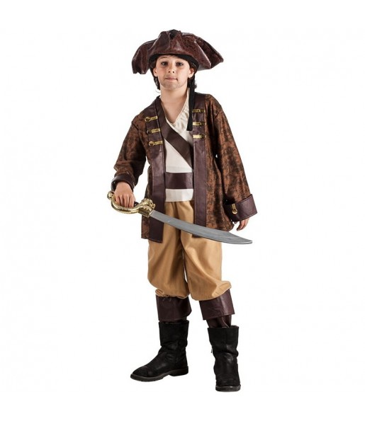 Costume da Pirata Black Sam per bambino