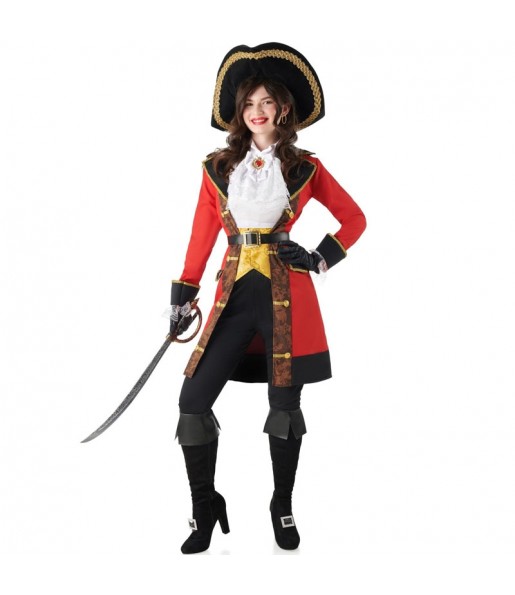 Costume da Pirata Capitan Uncino per donna