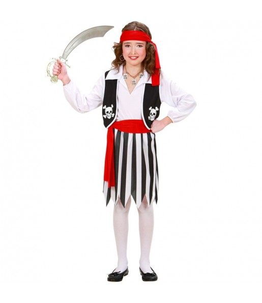 Costume da Pirata classica per bambina