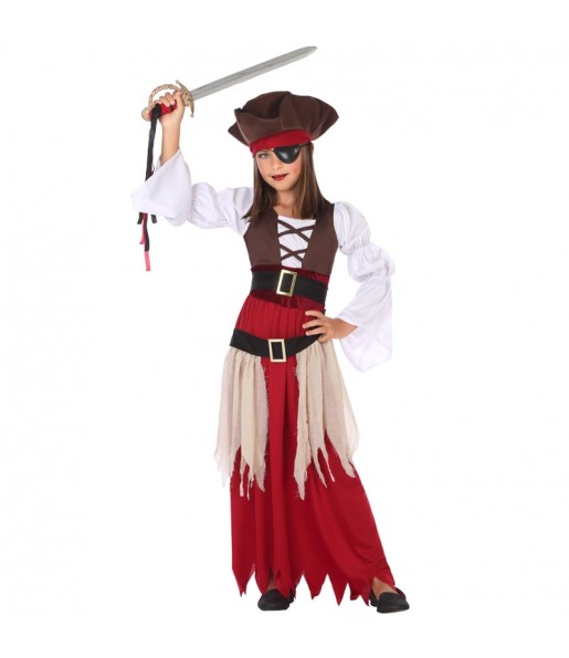 Travestimento Pirata dei Caraibi bambina che più li piace