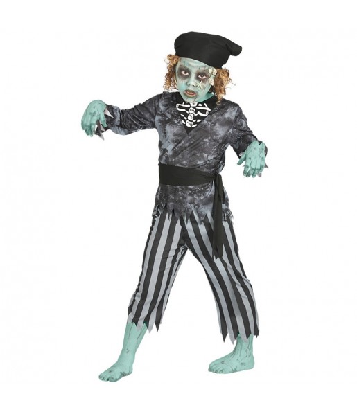 Travestimento Pirata fantasma bambini per una festa ad Halloween