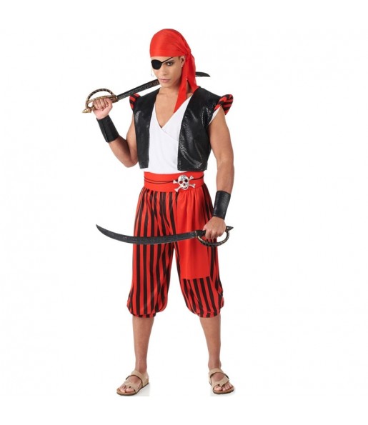 Costume da Pirata dell'isola delle tartarughe per uomo