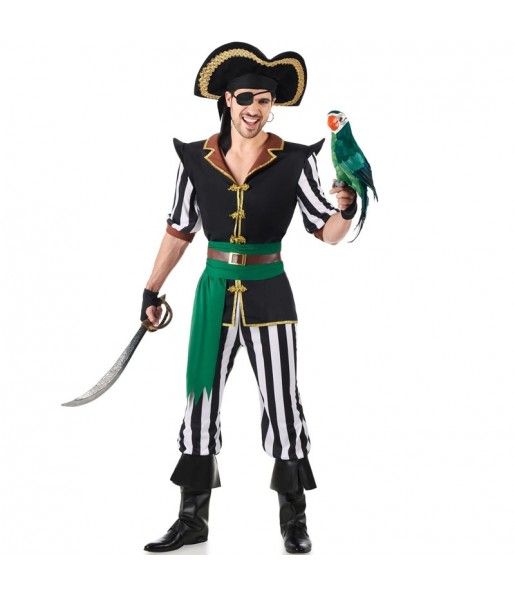 Costume da Pirata Pappagallo per uomo