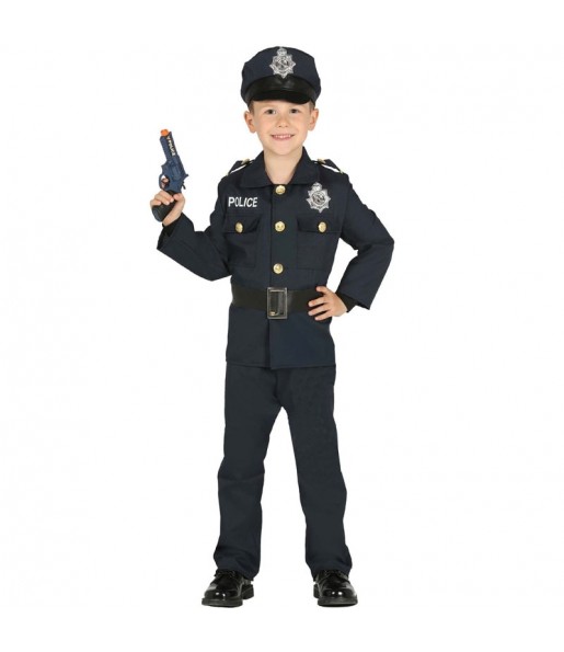 Costume da Polizia Blu per bambino