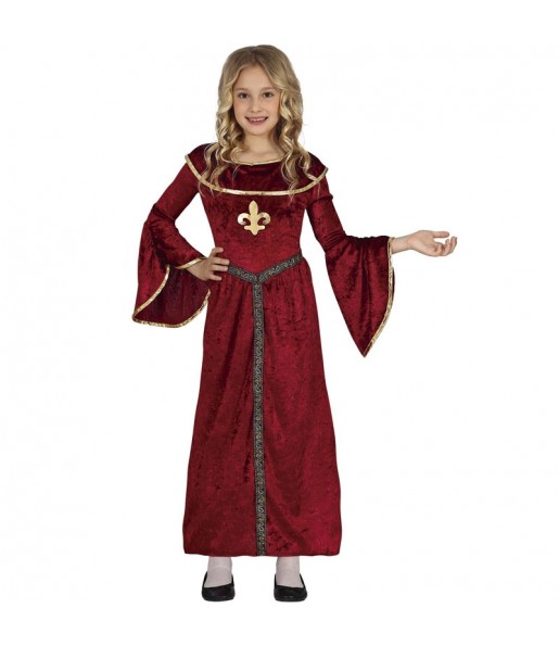 Costume da Principessa medievale per bambina
