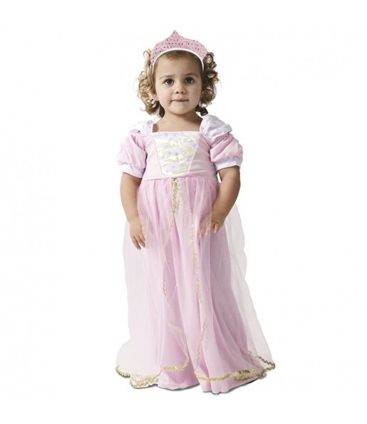 Costume da Piccola Principessa Rosa per bambina
