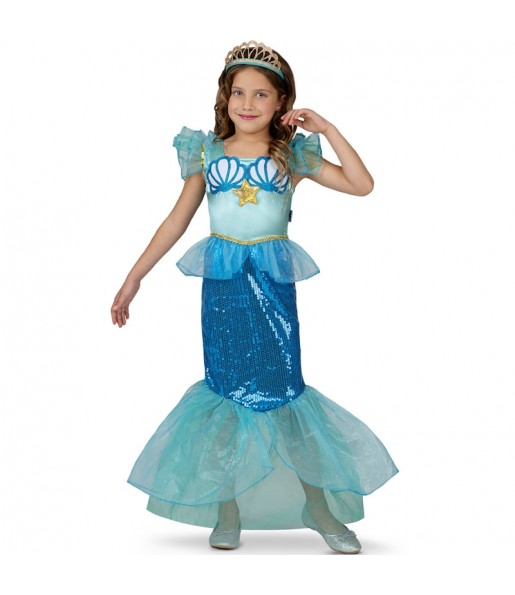 Costume da principessa sirena per bambina