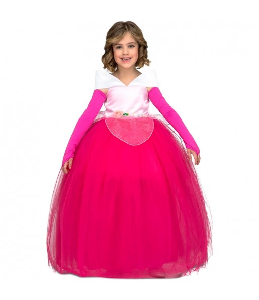 Costume da Principessa in tutù rosa per bambina