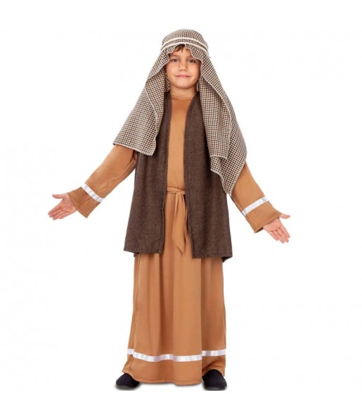 Costume da San Giuseppe marrone per bambino