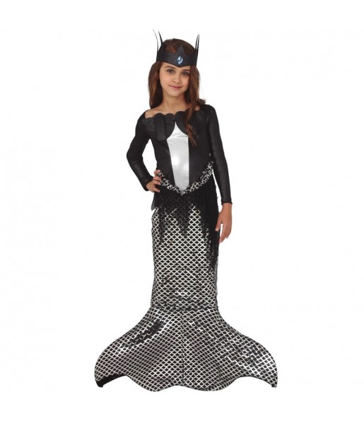Costume da Sirena zombie per bambina