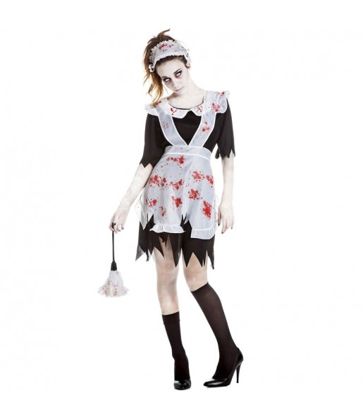 Costume da Domestica zombie per donna