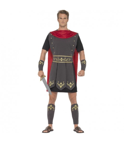 Costume da Soldato Romano Nero per uomo