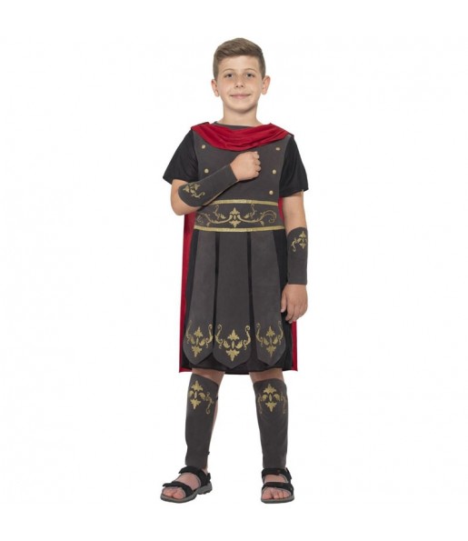 Costume da soldato romano nero per bambino
