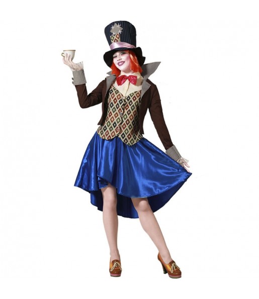 Costume da Cappelliera da favola di Alice per donna
