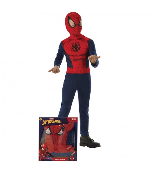 Costume da Spiderman classico in scatola per bambino