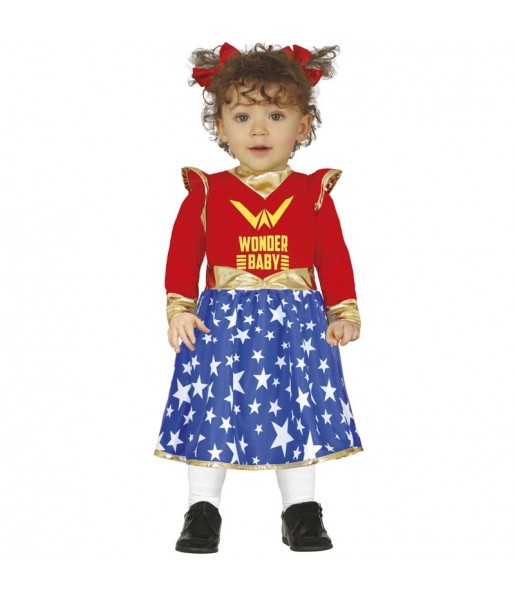 Costume da supereroina Wonder Woman per neonato