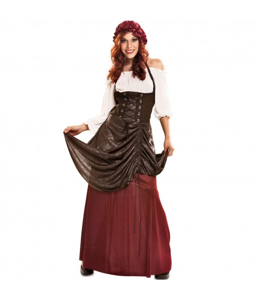 Costume da Locandiera Medioevale per donna