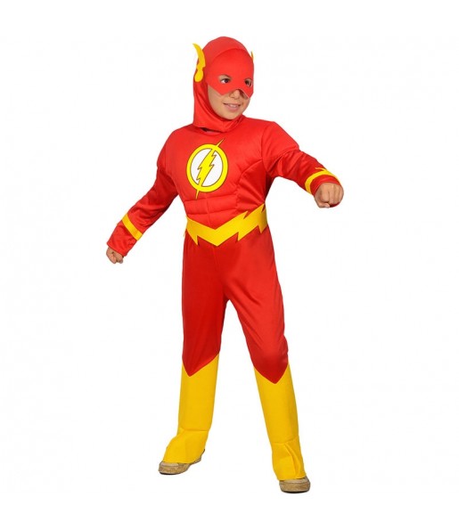 Costume da The Flash muscoloso per bambino
