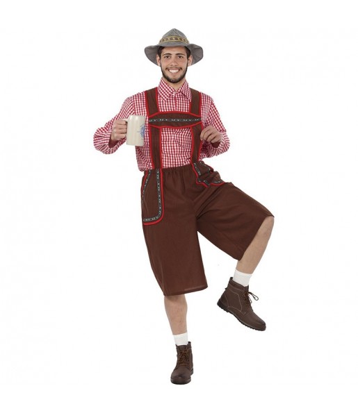 Costume da Tirolese Festa della birra per uomo