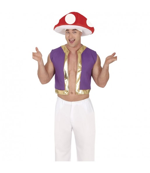 Costume da Toad di Super Mario per uomo