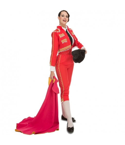 Costume da Torero rosso per donna