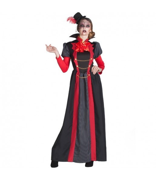 Costume Vampira Vittoriana donna per una serata ad Halloween