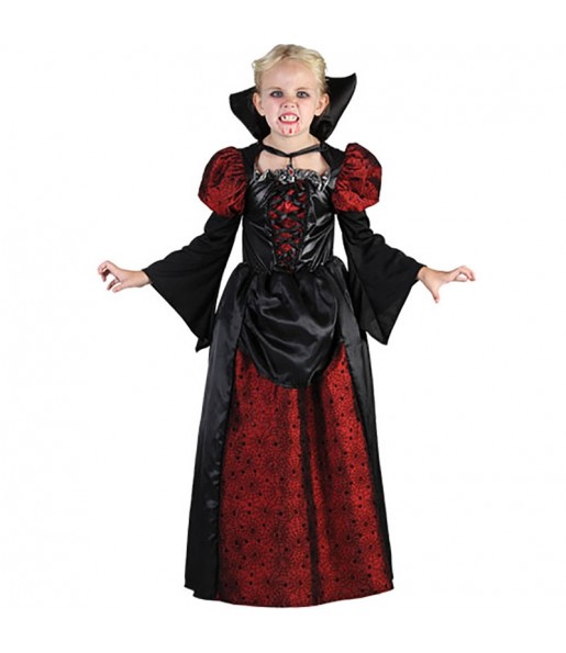 Vestito Contessa Vampira bambine per una festa ad Halloween