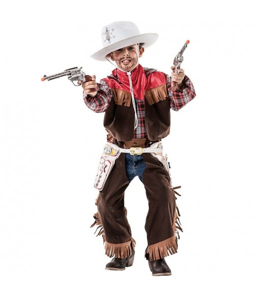 Costume da Cowboy marrone per bambino