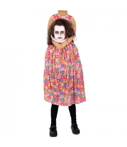 Costume da Zombie senza testa per bambina