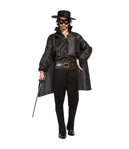 Costume da Zorro mascherato per uomo