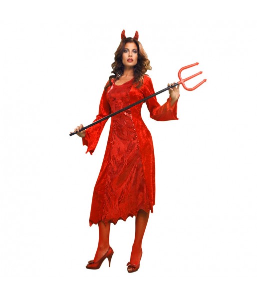 Costume Diavoletta Rossa donna per una serata ad Halloween 